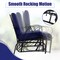 Metal Patio Glider Chair Outdoor Rocking Bench Garden Seating